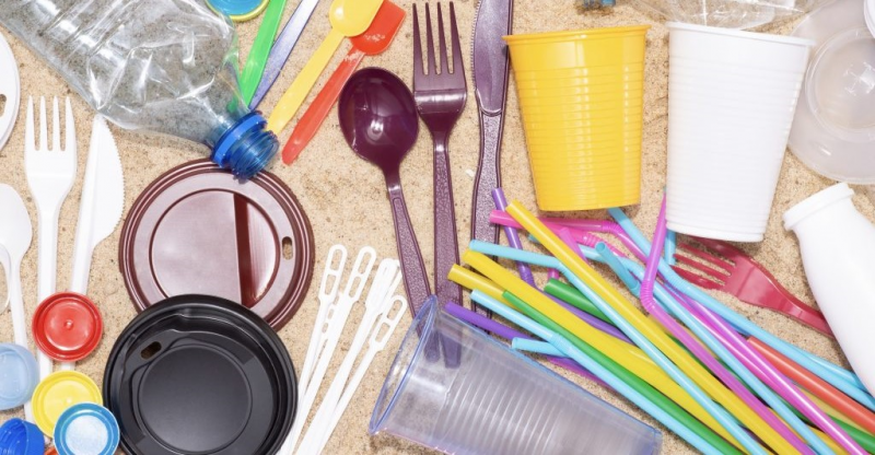 Single-use plastics is forbiden