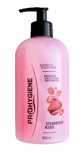 PROHYGIENE STRAWBERRY KISS 500 ml pump 3in1 total body