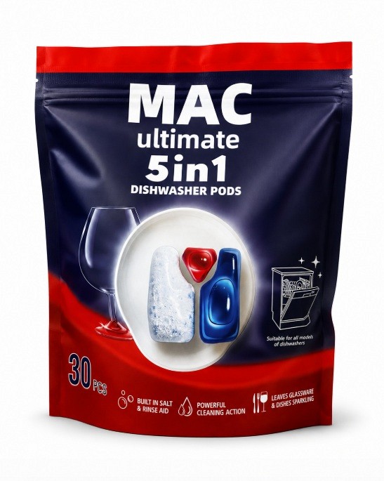 MAC ULTIMATE 5in1 30/1 kapsule za pomivanje posode