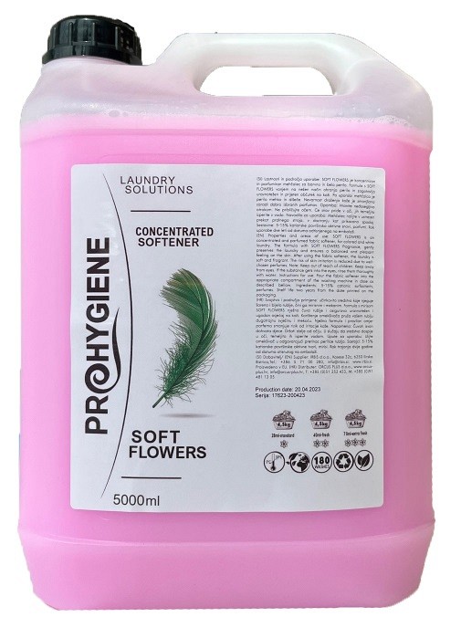 PROHYGIENE SOFT FLOWERS 5L SENSITIVE Concentrated softener | mehčalec