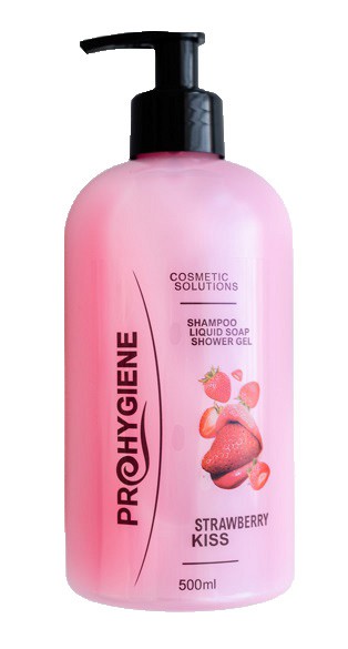 PROHYGIENE STRAWBERRY KISS 500 ml pump 3in1 total body